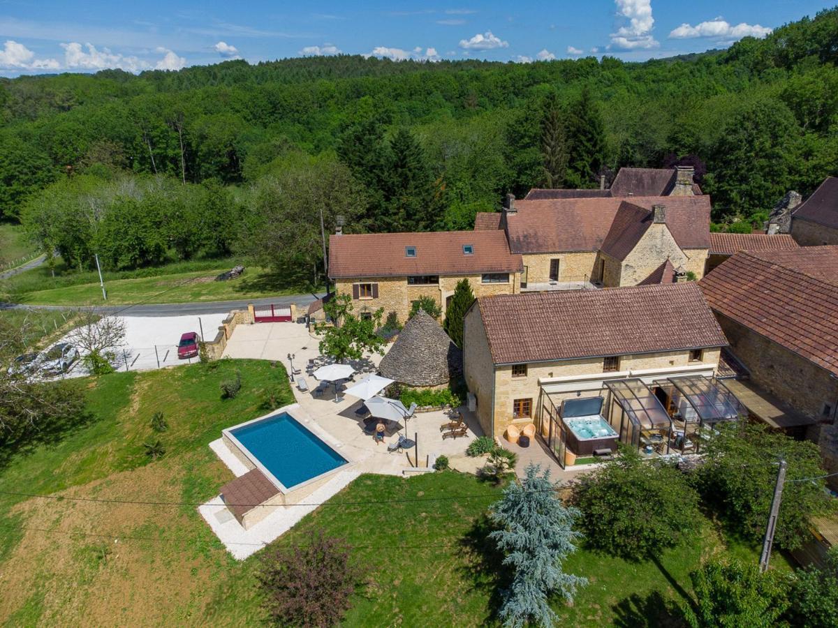 Aux Bories De Marquay, Chambres D'Hotes B&B Avec Piscine Et Spa Pres De Sarlat Zewnętrze zdjęcie