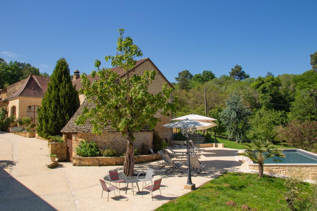 Aux Bories De Marquay, Chambres D'Hotes B&B Avec Piscine Et Spa Pres De Sarlat Zewnętrze zdjęcie