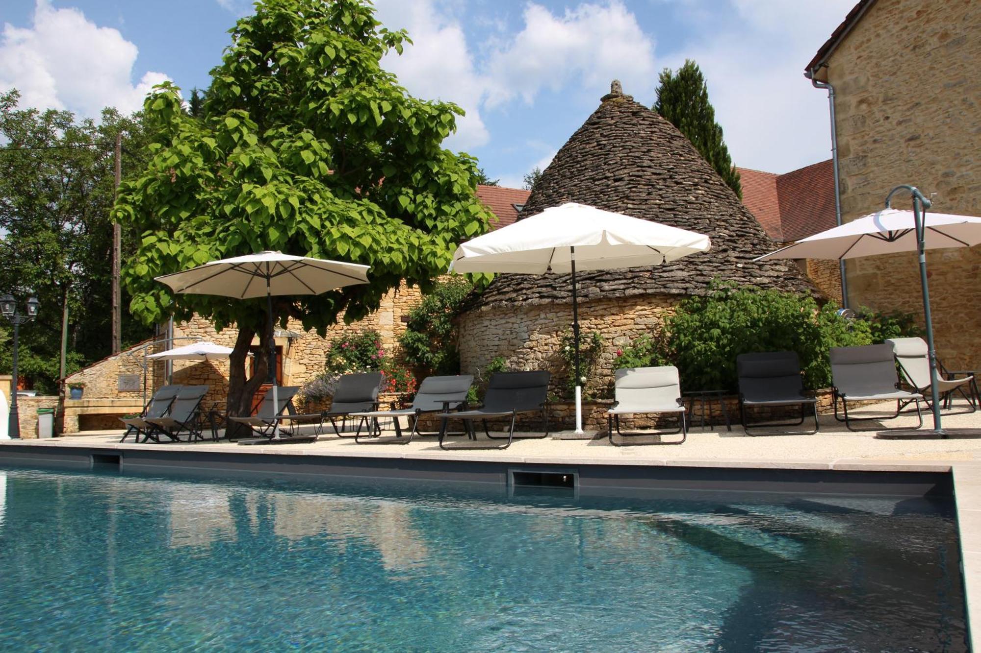 Aux Bories De Marquay, Chambres D'Hotes B&B Avec Piscine Et Spa Pres De Sarlat Zewnętrze zdjęcie